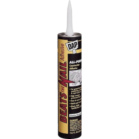 Dap Beats The Nail 10.3 Oz. All-Purpose Construction Adhesive 25082